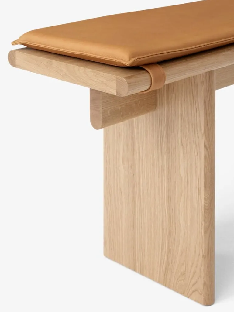 &Tradition Ita OS5 sittdyna, 170 x 30 cm, Noble cognac-läder