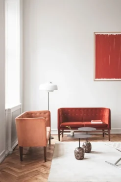 &Tradition Lato LN9 soffbord, svart - emperador-marmor