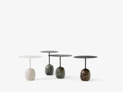 &Tradition Lato LN9 soffbord, svart - emperador-marmor