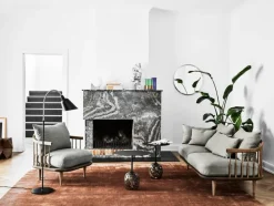 &Tradition Lato LN9 soffbord, svart - emperador-marmor