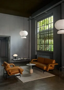 &Tradition Lato LN9 soffbord, ek - Cream Diva marmor