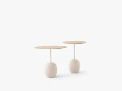 &Tradition Lato LN9 soffbord, ek - Cream Diva marmor