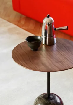 &Tradition Lato LN8 soffbord, valnöt - Emperador marmor