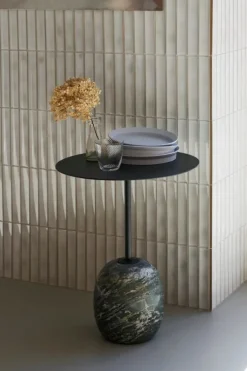 &Tradition Lato LN9 soffbord, djupgrön - Verde Alpi-marmor