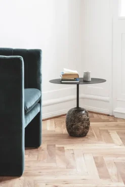 &Tradition Lato LN8 soffbord, svart - emperador-marmor