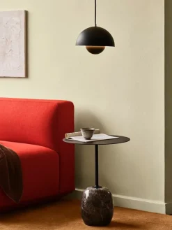 &Tradition Lato LN8 soffbord, svart - emperador-marmor