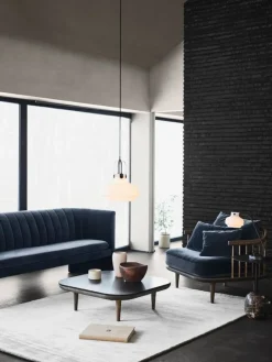 &Tradition Lato LN8 soffbord, svart - emperador-marmor