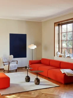 &Tradition Lato LN9 soffbord, valnöt - Emperador marmor