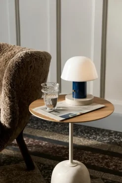 &Tradition Lato LN8 soffbord, ek - Cream Diva marmor