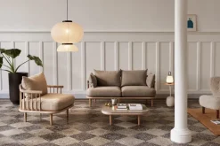 &Tradition Lato LN8 soffbord, ek - Cream Diva marmor