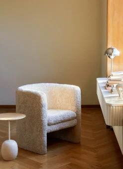 &Tradition Lato LN8 soffbord, ek - Cream Diva marmor