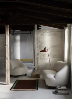 &Tradition Margas LC1 loungefåtölj, valnöt - Karakorum 001