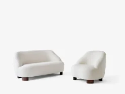 &Tradition Margas LC1 loungefåtölj, valnöt - Karakorum 001