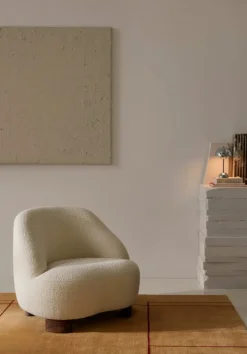 &Tradition Margas LC1 loungefåtölj, valnöt - Karakorum 001