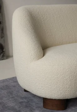 &Tradition Margas LC3 2-sits soffa, valnöt - Karakorum 001