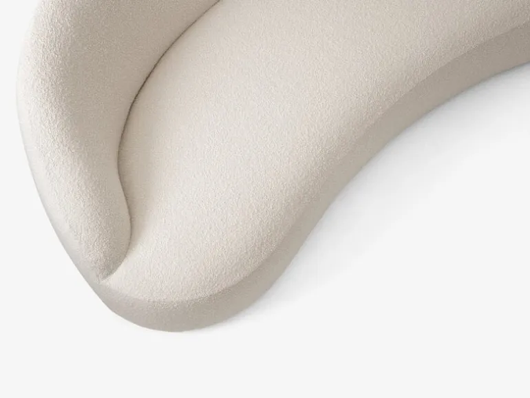 &Tradition Margas LC4, 3-sitssoffa, svartlackad ek - Karakorum 001