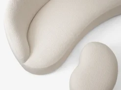 &Tradition Margas LC4, 3-sitssoffa, svartlackad ek - Karakorum 001