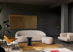 &Tradition Margas LC4, 3-sitssoffa, svartlackad ek - Karakorum 001