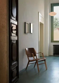 &Tradition Mist pendellampa AP16, mattvit - opalglas