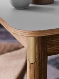 &Tradition Patch HW2 bord, 240 cm, vit oljad ek - beige laminat