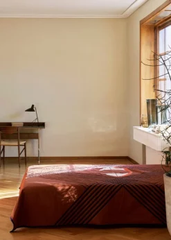 &Tradition Pavilion AV17 skrivbord, iron linoleum - valnöt - krom