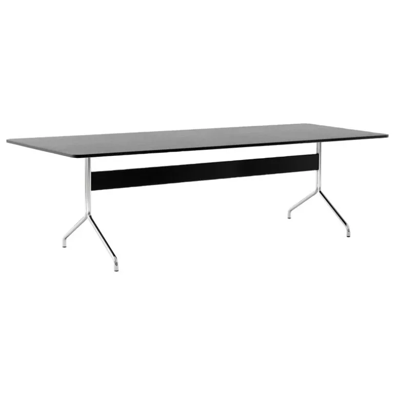 &Tradition Pavilion AV24 bord, krom - svartlackerad ek