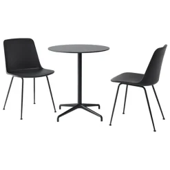 &Tradition Rely Outdoor HW70 stol, svart