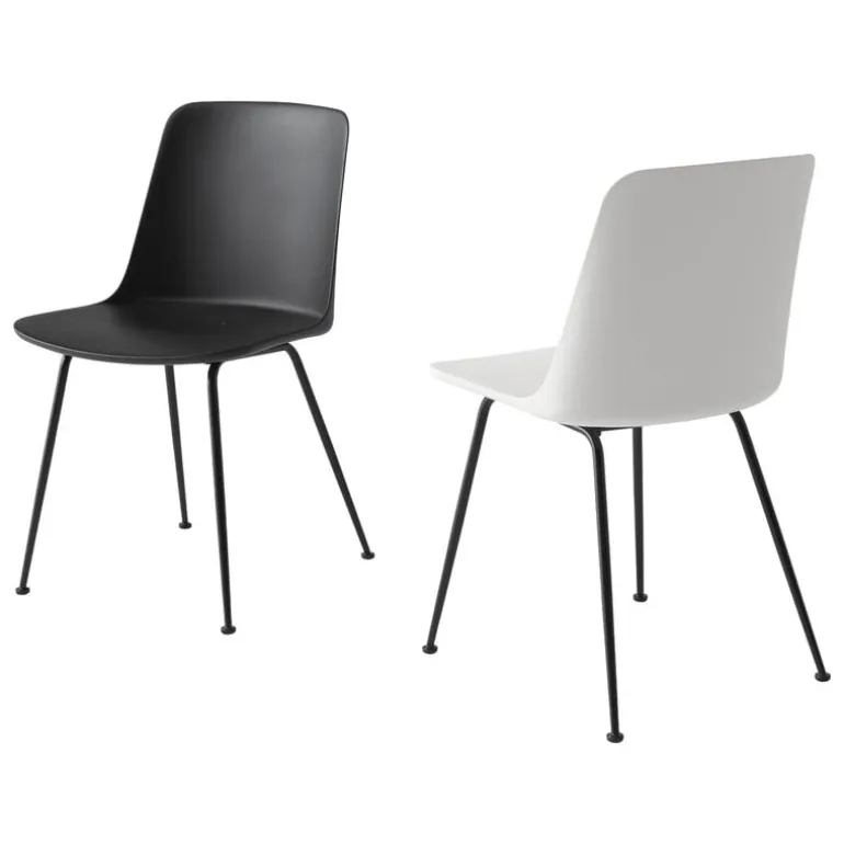 &Tradition Rely Outdoor HW70 stol, svart