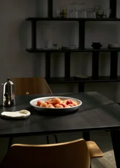 &Tradition RFH RD7 fåtölj, valnöt och bokfaner - brun