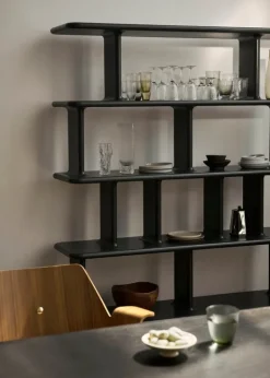 &Tradition RFH RD7 fåtölj, valnöt och bokfaner - brun