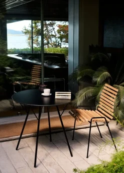 &Tradition RFH RD5 terrassbord, 75 cm, svart - svart laminat