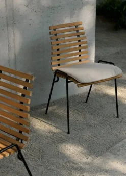 &Tradition RFH RD4, terrassstol, svart - teak