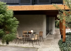 &Tradition RFH RD6, terrassbord, 97 cm, svart - svart laminat