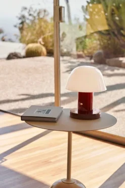 &Tradition Setago JH27 bordslampa, rödbrun - druva