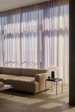 &Tradition Sett LN11 sidobord, Bianco Carrara - mörkt krom