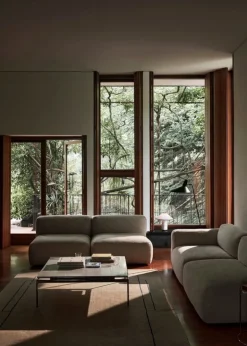 &Tradition Sett LN13 soffbord, Verde Guatemala - mörkt krom