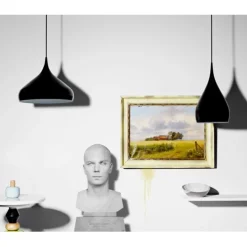 &Tradition Spinning BH1 pendellampa, mattsvart