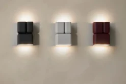 &Tradition Tabata LN10 vägglampa, silkesgrå