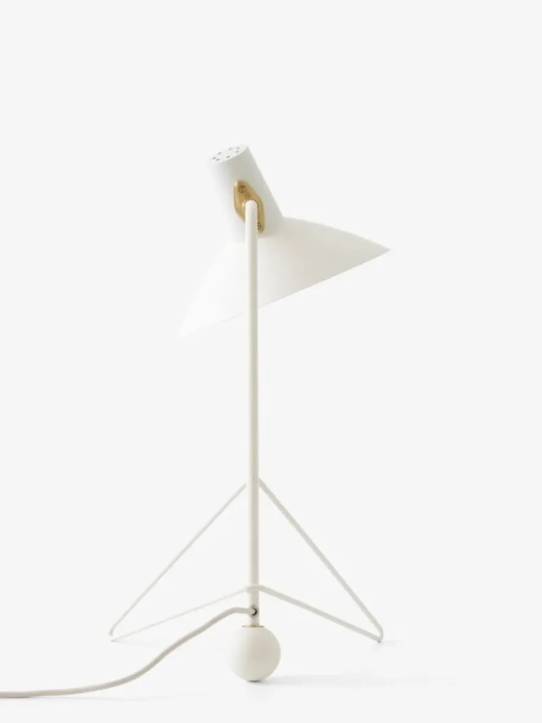 &Tradition Tripod HM9 bordslampa, matt vit