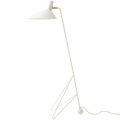 &Tradition Tripod HM8 golvlampa, matt vit