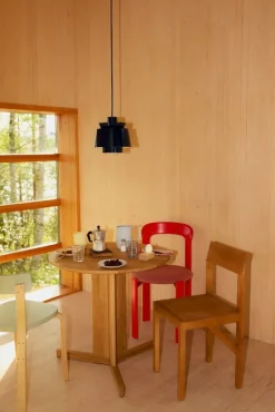 &Tradition Utzon pendellampa JU1, stålblå, specialutgåva