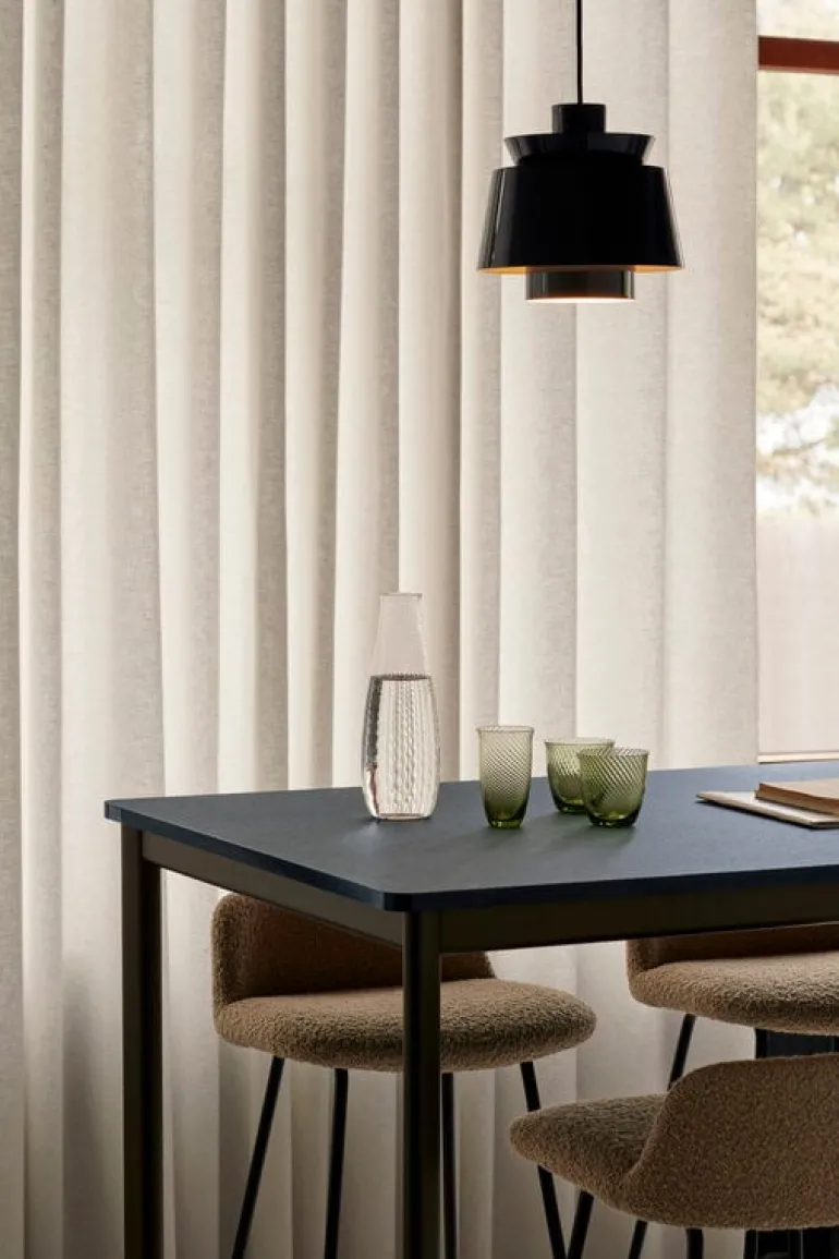 &Tradition Utzon pendellampa JU1, stålblå, specialutgåva