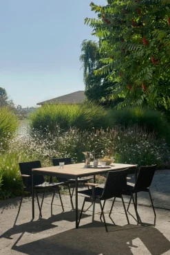 &Tradition Ville AV25 bord, 150 x 90 cm, teak - varm svart