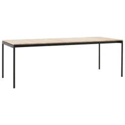 &Tradition Ville AV26 bord, 220 x 90 cm, teak - varm svart