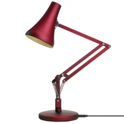 Anglepoise 90 Mini Mini skrivbordslampa, berry red - röd
