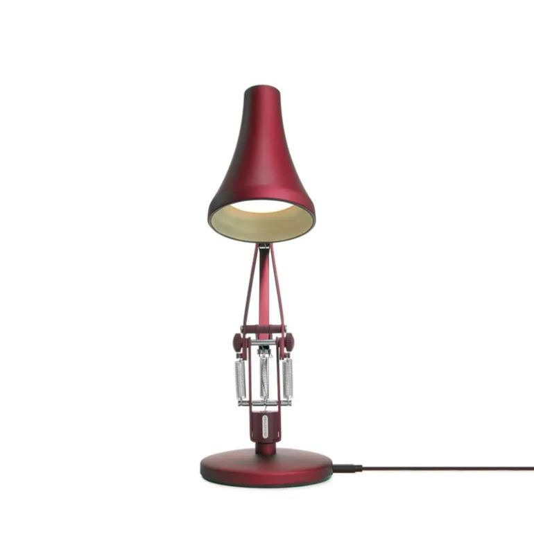 Anglepoise 90 Mini Mini skrivbordslampa, berry red - röd