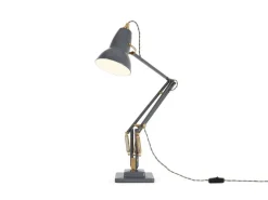 Anglepoise Original 1227 Brass skrivbordslampa, elefantgrå
