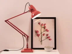 Anglepoise Original 1227 skrivbordslampa, korallröd