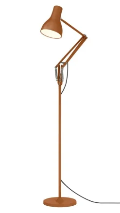 Anglepoise Type 75 golvlampa, Margaret Howell Edition, sienna
