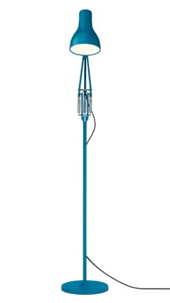 Anglepoise Type 75 golvlampa, Margaret Howell Edition, saxon blue